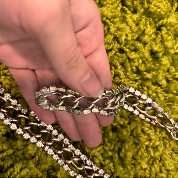 Gorgeous vintage 1980’s YSL rhinestone chain belt - Picture 4 of 8